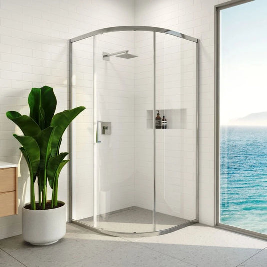 FlorianoFloriano Curved Shower Screen 1000