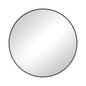 REBA Round Framed Mirror 800mm Matte Black