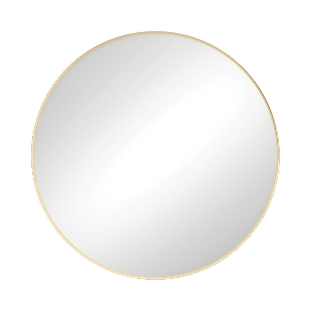 REBA Round Framed Mirror 800mm Urban Brass