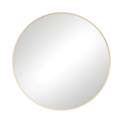 REBA Round Framed Mirror 800mm Urban Brass