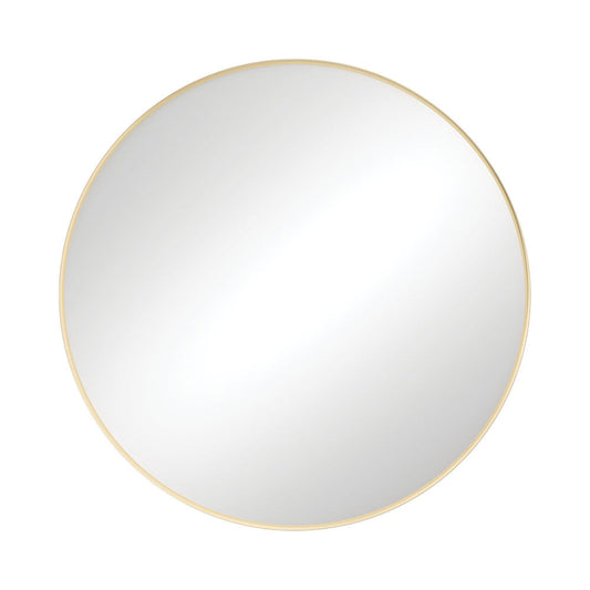 REBA Round Framed Mirror 800mm Urban Brass