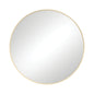 REBA Round Framed Mirror 800mm Urban Brass