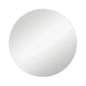 REBA Round Framed Mirror Matte White 800mm
