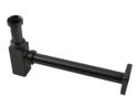 Square Gun Metal Grey Bottle Trap 32mm