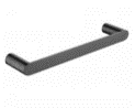 Gun Metal Grey Single Towel Rail 300mm