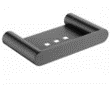 Gun Metal Grey Soap Dish Holder