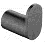 Gun Metal Grey Robe Hook