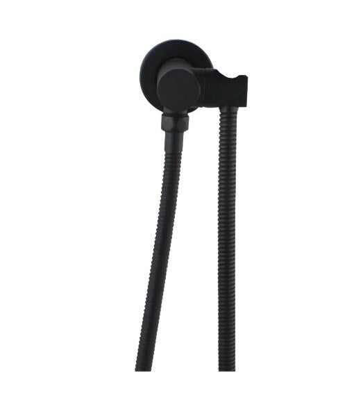 HandHeld basic Black round with Wall Connector and Hose