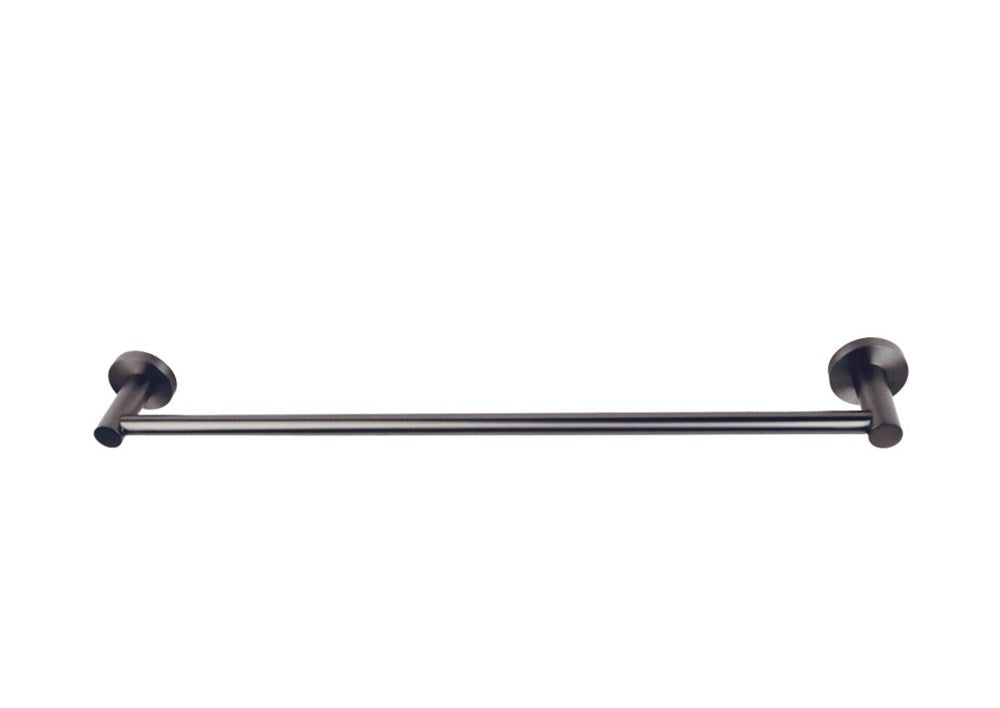 JESS 600mm Single Towel Rail in Gun Metal