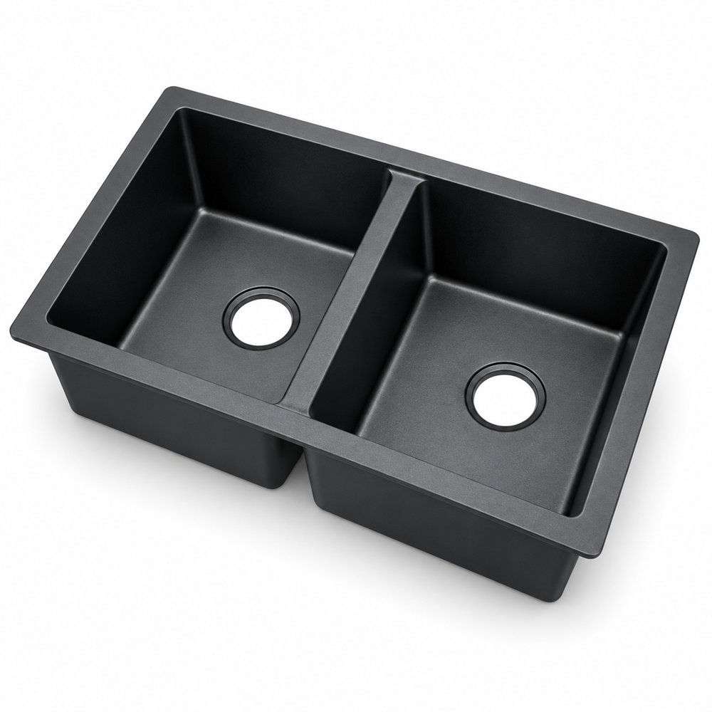Double Bowl Granite Kitchen Sink