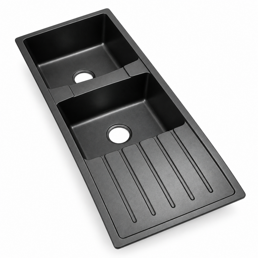 Double Bowl Granite Kitchen Sink