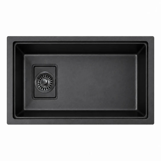 Black Granite Sink S 750 x 450 x 220mm