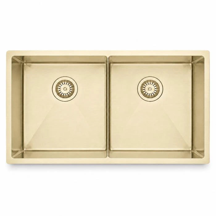 Regio KSSHD 9045 Series Handcrafted 304 Stainless Steel Double Bowl Kitchen Sink