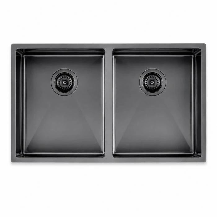 Regio KSSHD 9045 Series Handcrafted 304 Stainless Steel Double Bowl Kitchen Sink