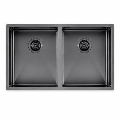 Regio KSSHD 9045 Series Handcrafted 304 Stainless Steel Double Bowl Kitchen Sink