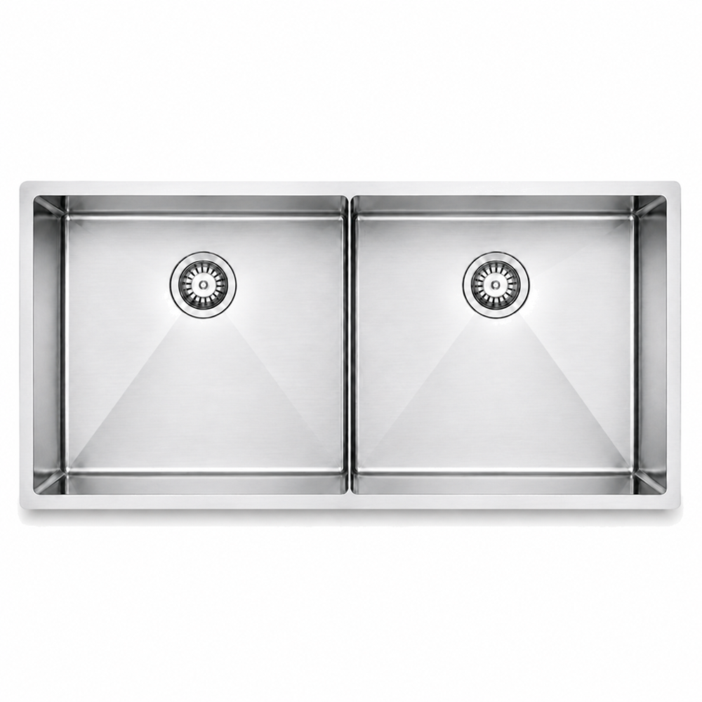 Stainless Steel Sink Double Bowl 870x440x200