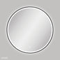 Reba LED Matte Black Framed Mirror, 900mm