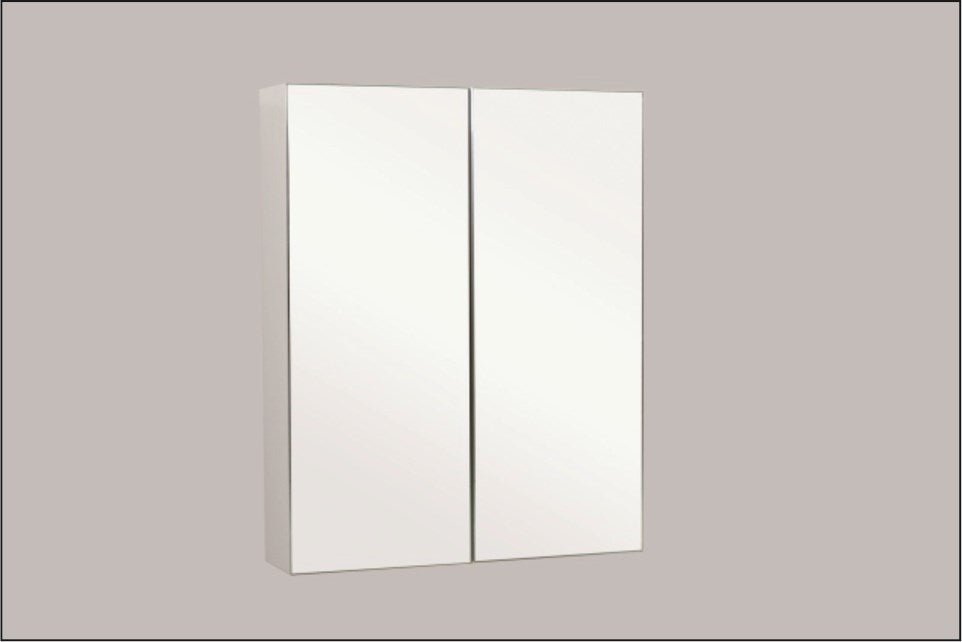 Melba 600mm Shaving Cabinet (600Wx750Hx150D)