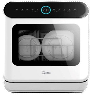 MIDEA BENCHTOP DISHWASHER | 3 PLACE | WHITE (SMART)