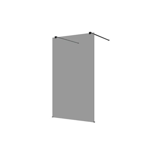 M Series 1150 Freestanding Panel Tinted glass black fittings
