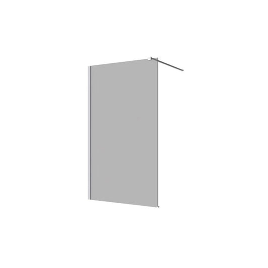 M Series 860 960 1160 Wall Fixed Panel Tinted glass chrome fittings
