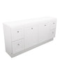 Newport Door & Drawer 1800 Double Bowl Floor Standing Vanity, Stone Top