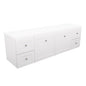 Newport Door & Drawer 1800 Double Bowl Wall-Hung Vanity, Stone Top
