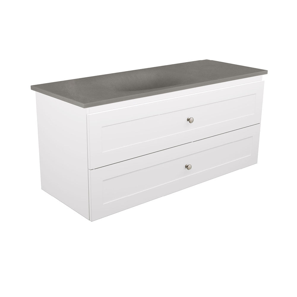 Newport All Drawer 1200 Single Bowl Wall-Hung Vanity, Satori Basin-Top