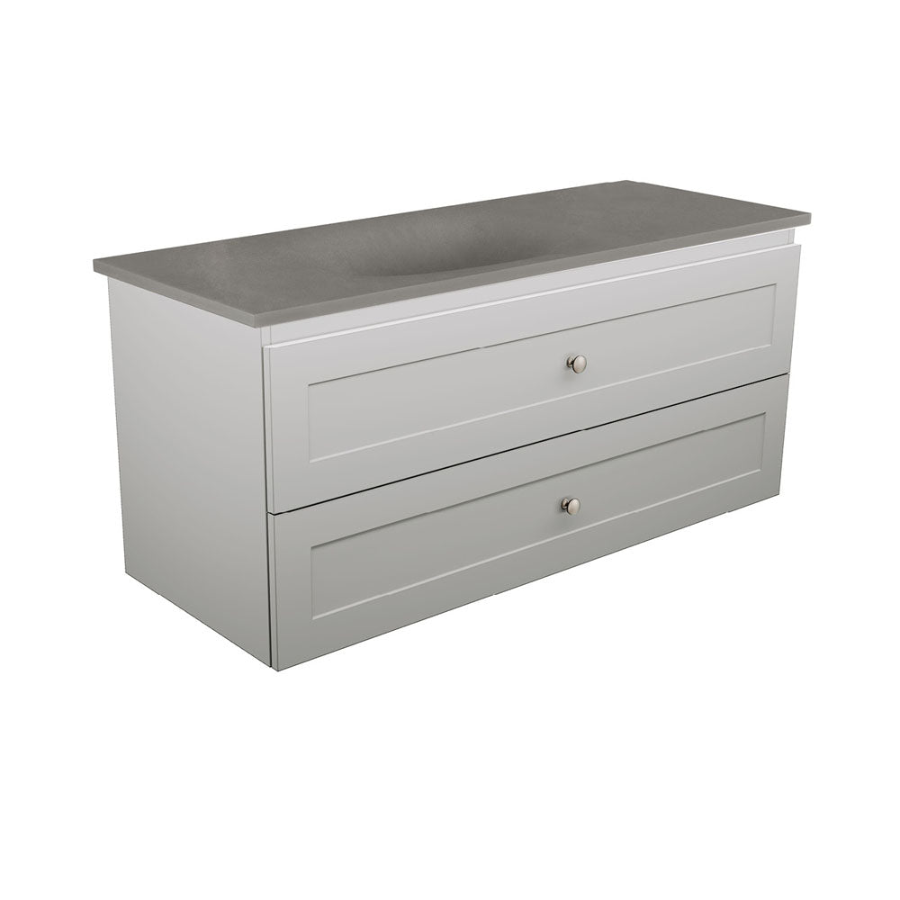 Newport All Drawer 1200 Single Bowl Wall-Hung Vanity, Satori Basin-Top