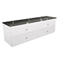 Newport All Drawer 1800 Single Bowl Wall-Hung Vanity, Premium Stone Top