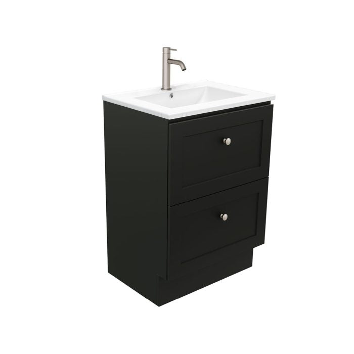 Newport All Drawer 600 Floor Standing Vanity, Dolce Basin-Top