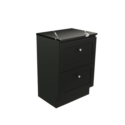 Newport All Drawer 600 Floor Standing Vanity, Premium Stone Top