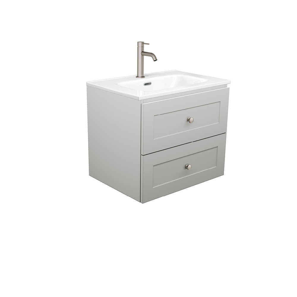Newport All Drawer 600 Wall-Hung Vanity, Joli Basin-Top