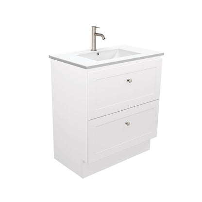 Newport All Drawer 750 Floor Standing Vanity, Dolce Basin-Top