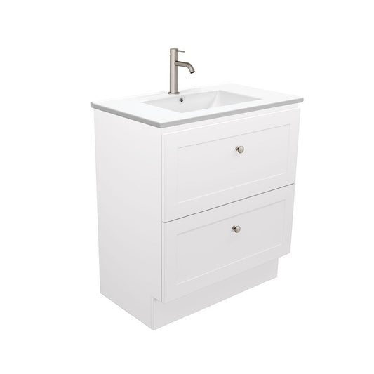 Newport All Drawer 750 Floor Standing Vanity, Dolce Basin-Top