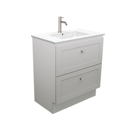 Newport All Drawer 750 Floor Standing Vanity, Dolce Basin-Top