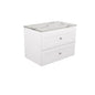 Newport All Drawer 750 Wall-Hung Vanity, Premium Stone Top