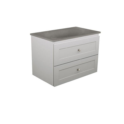Newport All Drawer 750 Wall-Hung Vanity, Satori Basin-Top