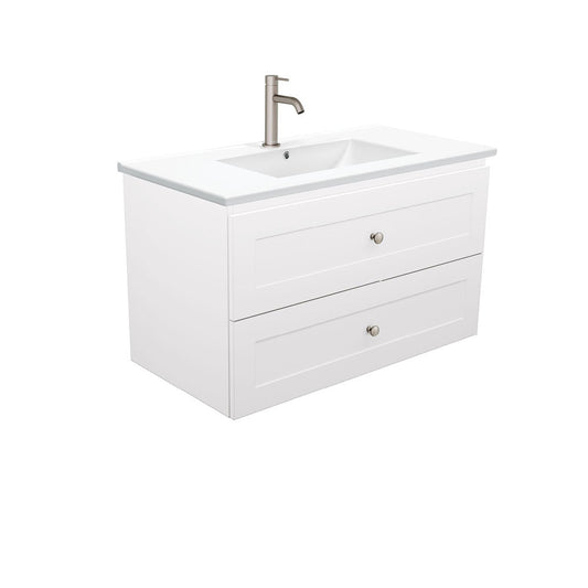 Newport All Drawer 900 Wall-Hung Vanity, Dolce Basin-Top