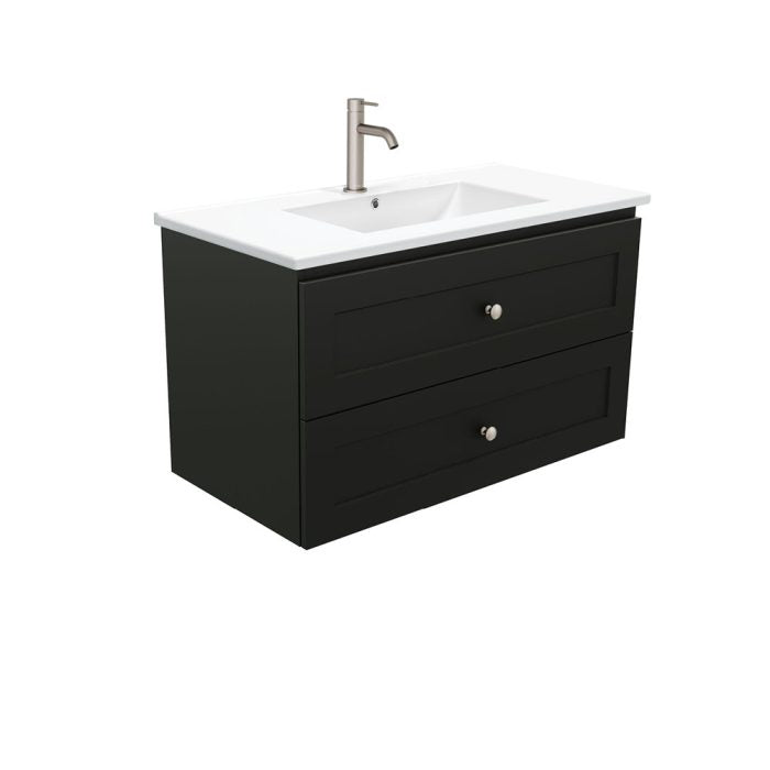 Newport All Drawer 900 Wall-Hung Vanity, Dolce Basin-Top