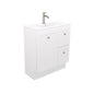 Newport Ensuite Door & Drawer 750 Floor Standing Vanity, Delgado Basin-Top