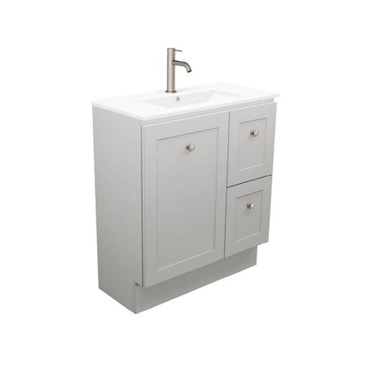 Newport Ensuite Door & Drawer 750 Floor Standing Vanity, Delgado Basin-Top