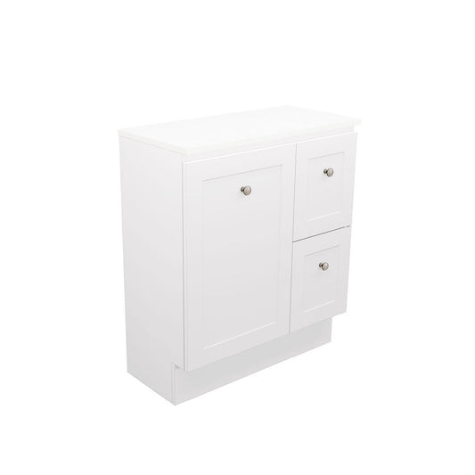 Newport Ensuite Door & Drawer 750 Floor Standing Vanity, Stone Top
