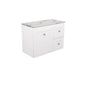 Newport Ensuite Door & Drawer 750 Wall-Hung Vanity, Premium Stone Top