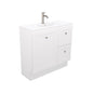 Newport Ensuite Door & Drawer 900 Floor Standing Vanity, Delgado Basin-Top