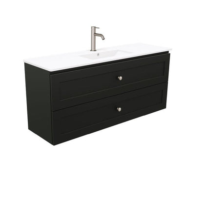 Newport Ensuite All Drawer 1200 Wall-Hung Vanity, Delgado Basin-Top