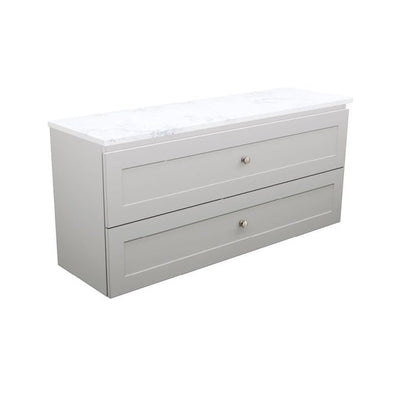 Newport Ensuite All Drawer 1200 Wall-Hung Vanity, Stone Top