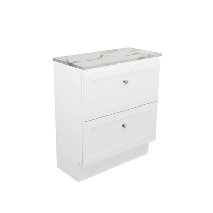 Newport Ensuite All Drawer 750 loor Standing Vanity, Premium Stone Top