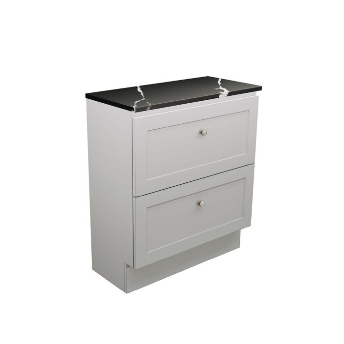 Newport Ensuite All Drawer 750 loor Standing Vanity, Premium Stone Top