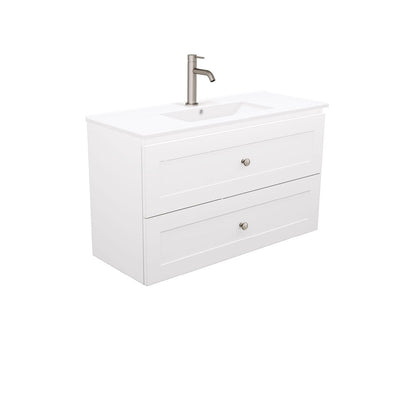 Newport Ensuite All Drawer 900 Wall-Hung Vanity, Delgado Basin-Top